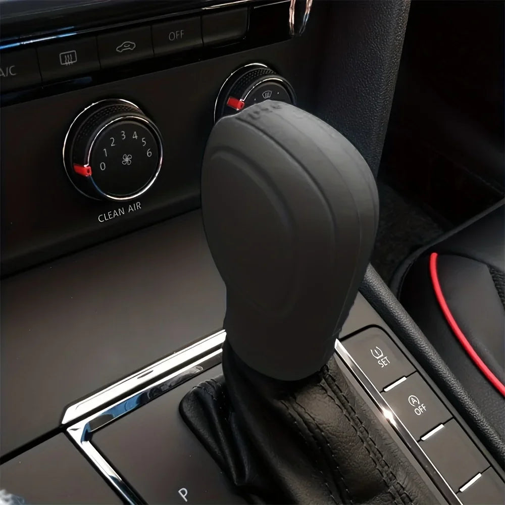 Upgrade Your Car's Gear Shifter with a Soft, Protective Silicone Cover Qme