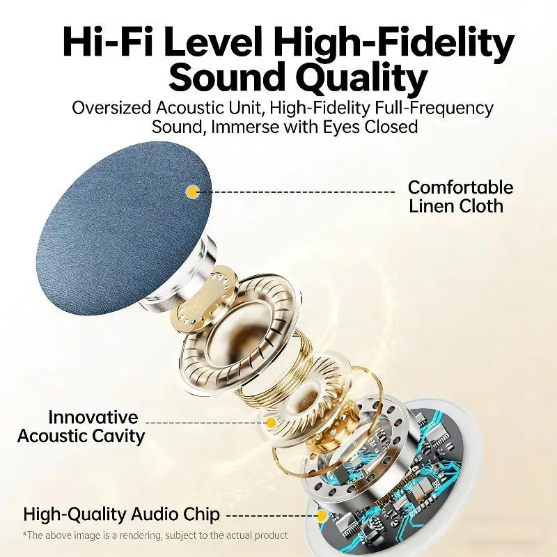 Bedroom Pillow Speaker Bluetooth 5 4 Under Sound Machine White Noise Qme