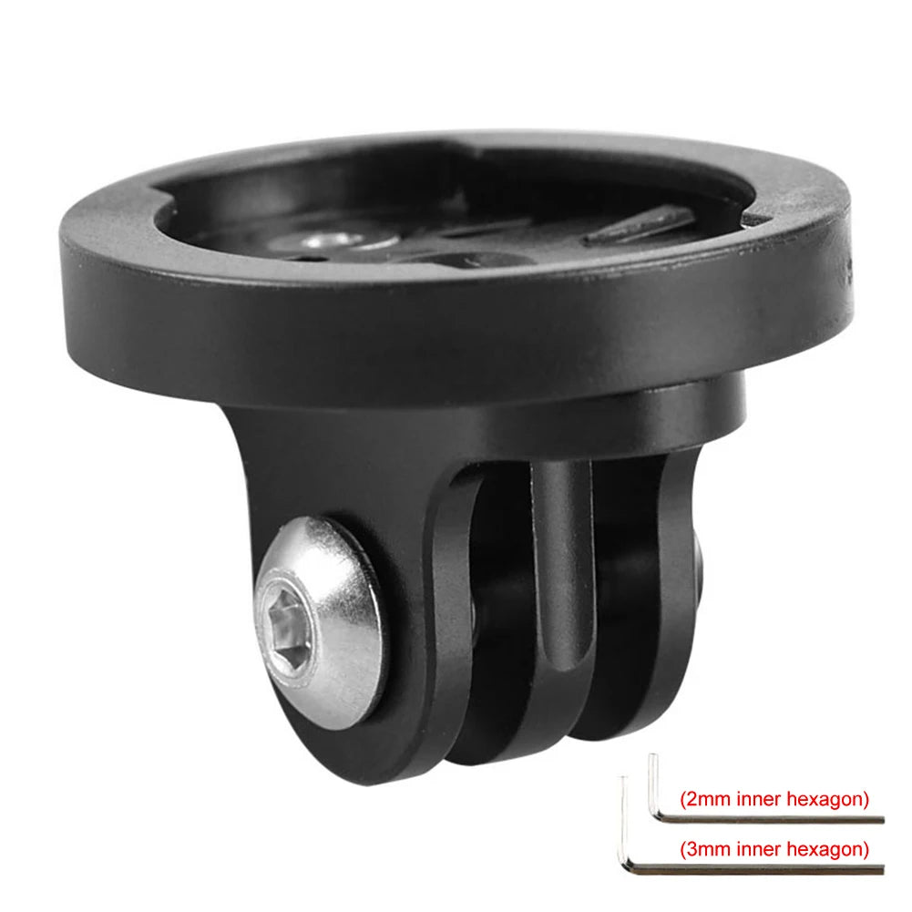 Bike Camera Mount Holder Bracket Adapter Cycling Front Light Bracket Camera Stand Bike Computer Holder Adapter for Garmin Gopro Qme