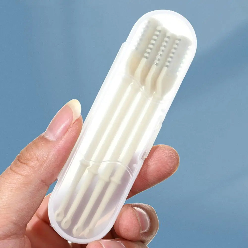 2-in-1 Nasal Hair Cutter,Double Sided Nose Hair Knife,Nostril Hair Remover Tool 360° Rotating Nose Hair Trimmer, For Women Men Qme