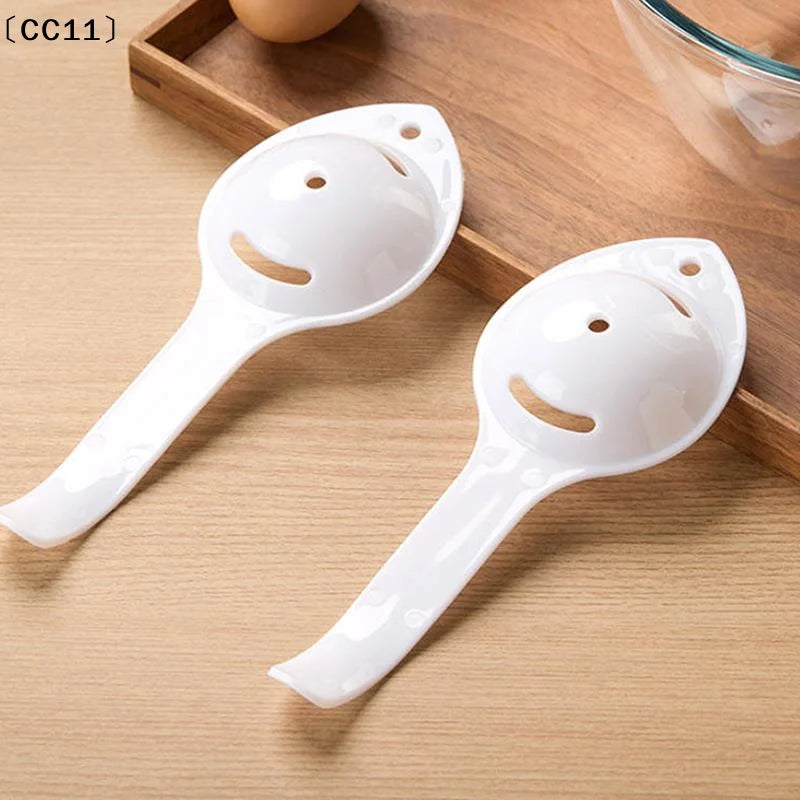 Extended Handle Egg White Separator Yolk Filter Kitchen Cooking Qme