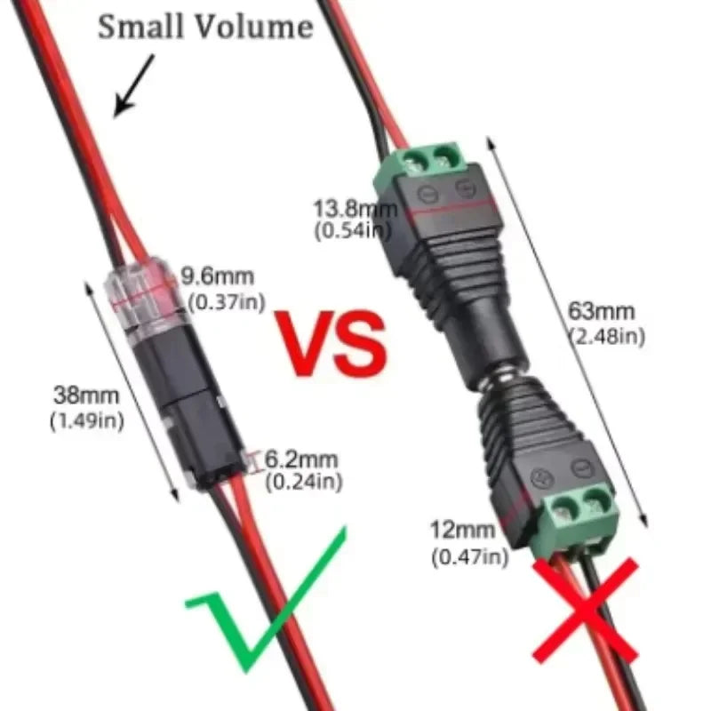 Waterproof Plug Wire Connector 2 Pin Way Cable Plug Car Electric Wire Snap Connectors Strip Terminal Connection Wholesale Qme