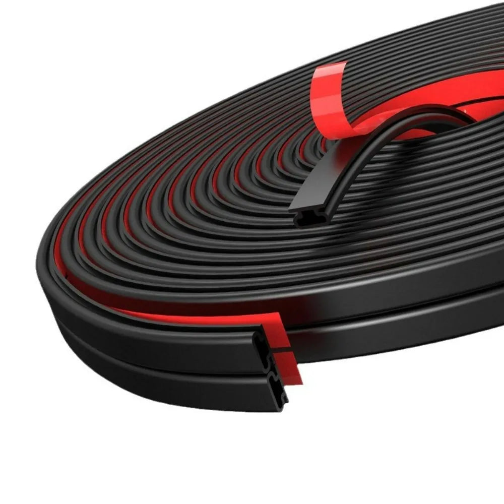 6-15M Sound Proof Door Window Sealing Strip Weatherproof Anti-Collision Strip Self-Adhesive Anti Dust Door Seal Rubber Strip Qme
