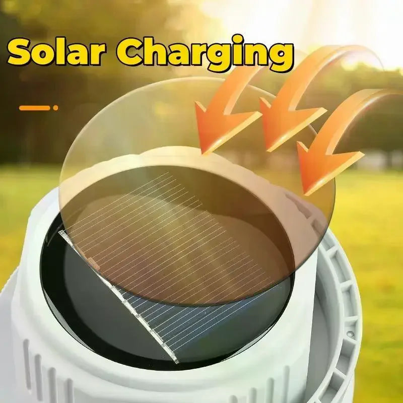 Solar Camping Light Solar And Rechargeable Heavy Duty 1800mAH Emergency Lights Rechargeable Heavy Duty Solar Tent Lamp Qme