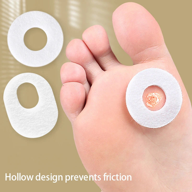 Sheet Self-adhesive Foam Foot Corn Callus Protectors Round Oval Qme