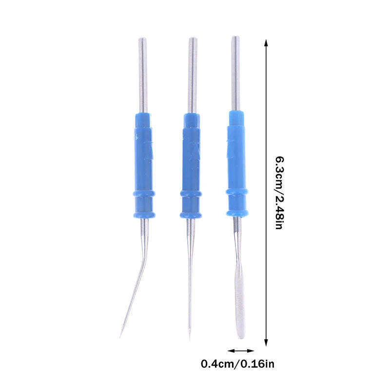 10Pcs ESU Pencil Tip Electrocoagulation Device Electrosurgery Blade Electrode Needle Electrode. Qme