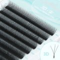 NATUHANA Camellia W Lashes 3D 4D 5D Wispy Volume Fans Eyelash Qme 3D L 0.07mm|MIX8-12mm