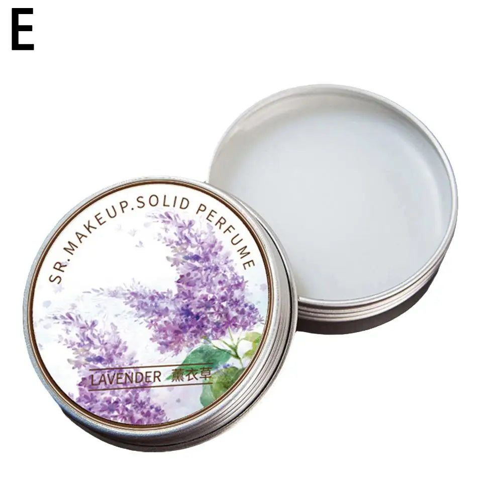 Portable Solid Balm For Women And Men, Refreshing Lasting Fragrance Deodorant, Pocket Size Solid Perfume For Dating, Daily Use Qme lavender