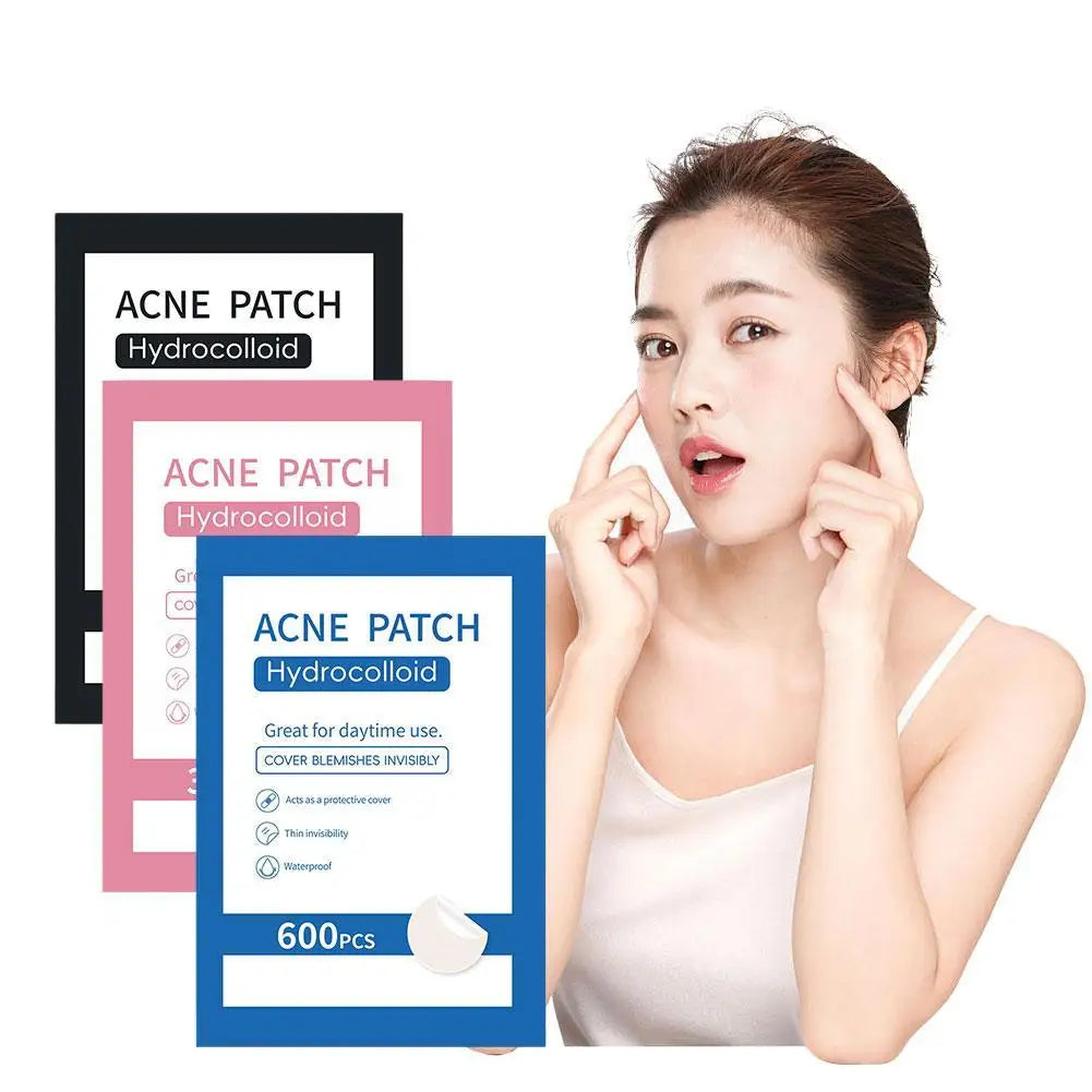 360/600PCS Colorful Star Pimple Patch Acne Concealer Face Spot Beauty Makeup Tool Invisible Acne Removal Skin Care Stickers Qme