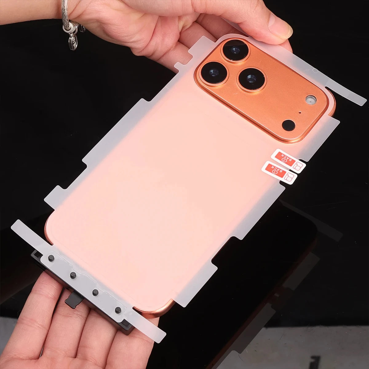 Pet Soft Film Curved Edge Fiber Glass Protective High-definition Back Qme