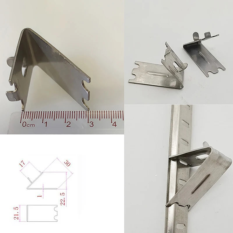 Freezer Shelf Clips Bracket Shelves Parts Home Accessories 304 Qme Default Title