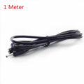 DC Extension Cable 1M 1.5M 3M 5M 3.5mm x 1.35mm Female to Male Plug for 5V 2A Power Adapter Cord Home CCTV Camera LED Strip Qme 1 meter