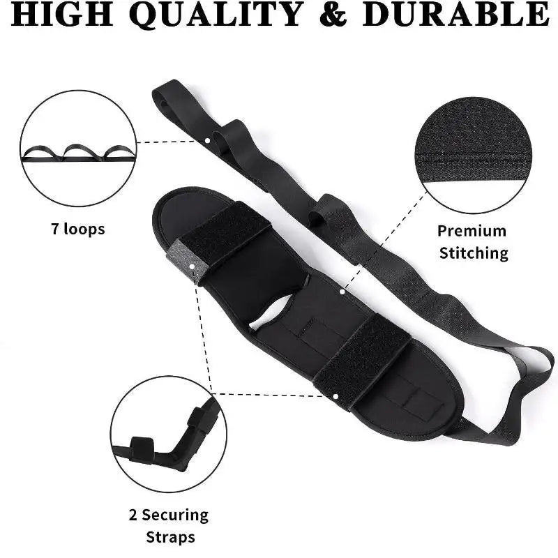 Yoga Leg Foot Stretching Band Durable Oxford Fabric Ideal Pilates Qme