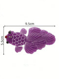 Elegant Butterfly Tail Goldfish Acetate Hair Claw Clip High-quality Qme purple