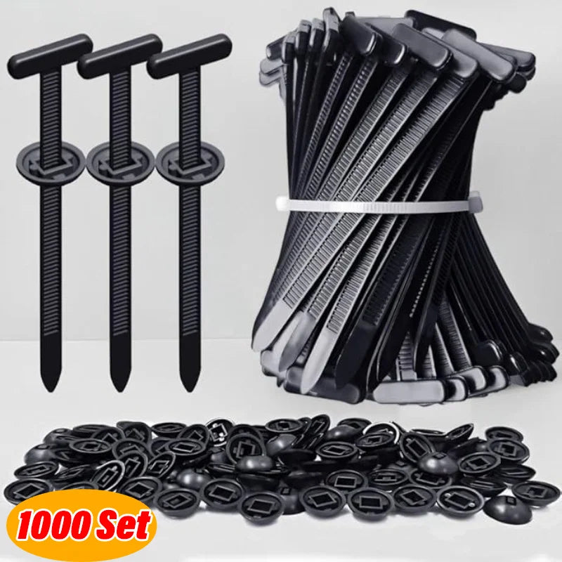 Heavy Duty Nylon Cable Tie Buckle Auto Fastening Straps Universal Self-locking Zip Ties Cable Management ELECTRICIST Accessories Qme