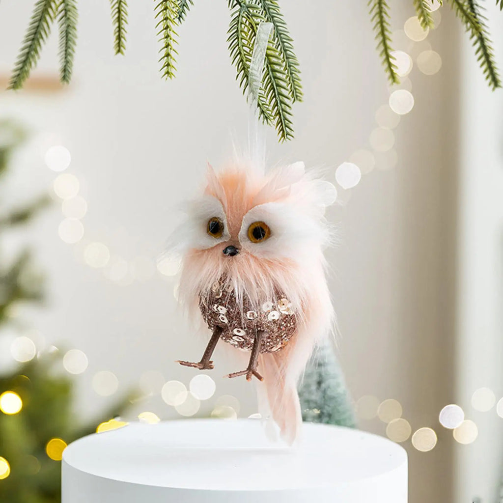 Christmas Ornaments Animals Felt Animal Ornament Festive Craft Qme