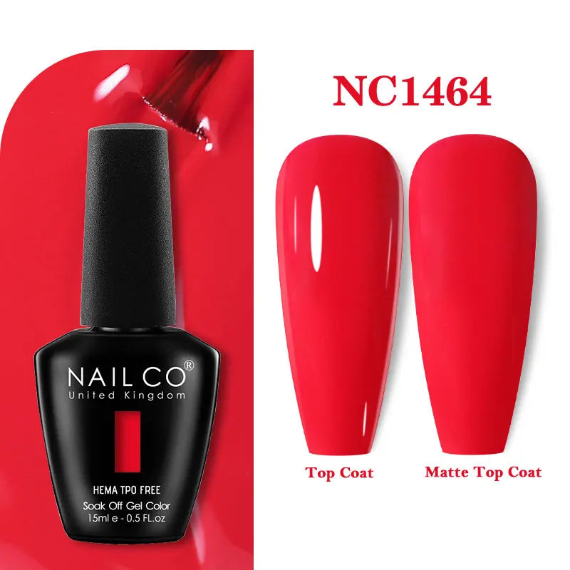 NAILCO Coat Base Gel Nail Polish Nails Art Semi Permanent Lacquer