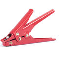 2 4- HEAVY DUTY CABLE ZIP TIES AUTOMATIC TENSION CUTOFF GUN TOOL Qme Red