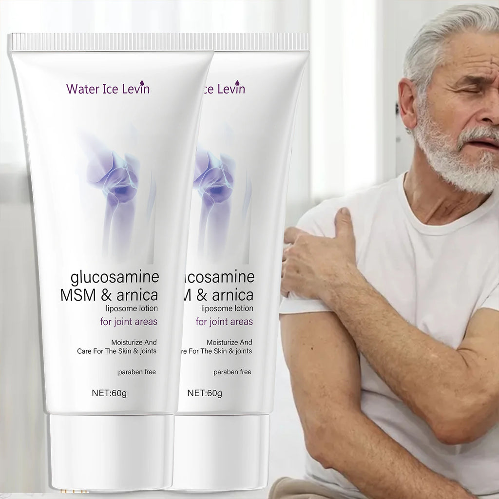 Glucosamine MSM & Arnica Joint Cream Liposome Lotion - Moisturizes, Nourishes & Protects Skin & Joints, Paraben-Free Formula. Qme