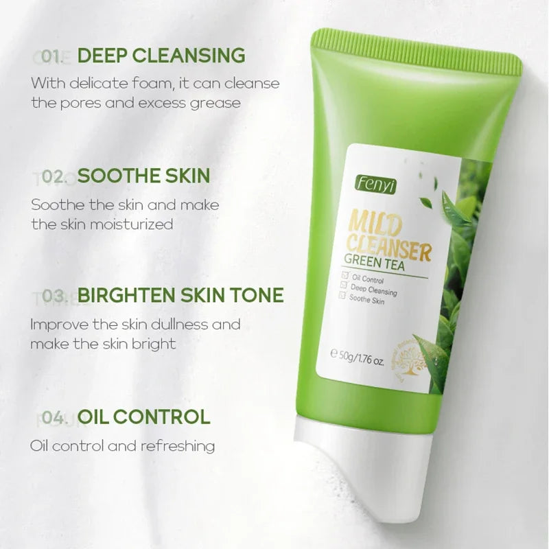 Vitamin C Facial Cleanser Skin Deep Cleansing Moisturizing Blackhead Qme