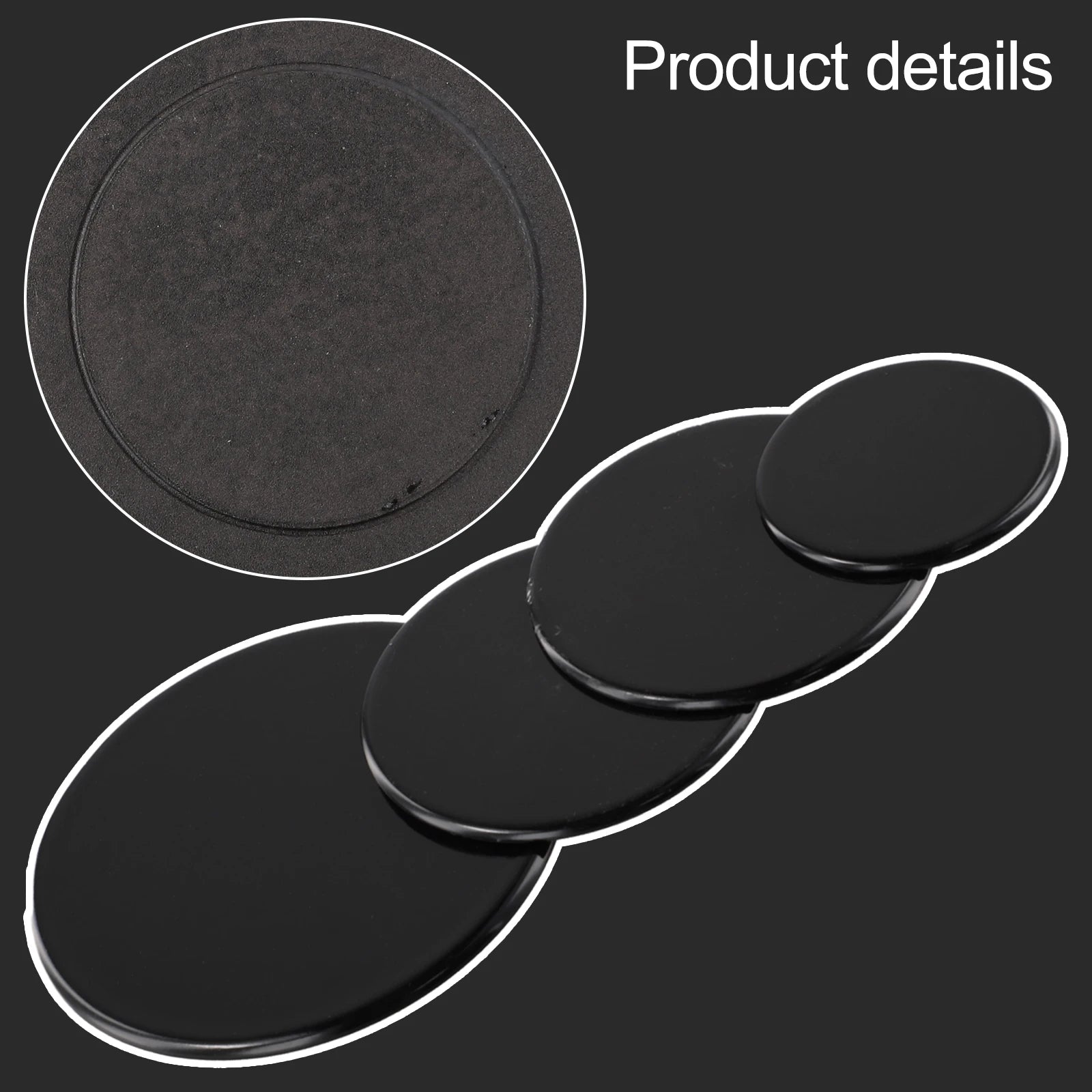 4 Pcs Cooker Hob Gas Burner Cap Round Non-stick BBQ Grill Mat For Medium Gas Cookers Burner Covers Cooking Grilling Sheet Parts Qme
