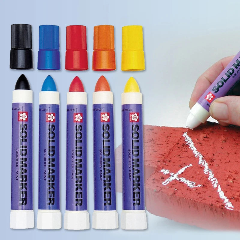 Sakura Solid Paint Pen Japan XSC Industrial Tire Marker Metal Use Qme