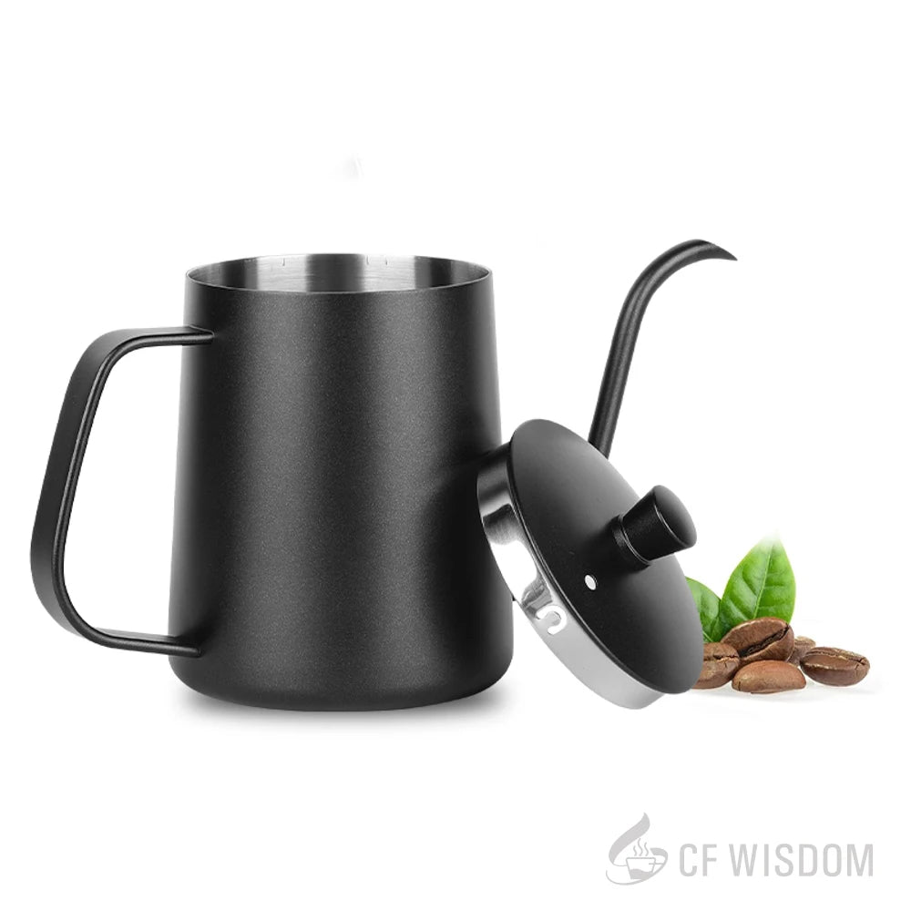 Kettle Tea Coffee Premium Gooseneck Pour Over Pot Stainless Steel Qme
