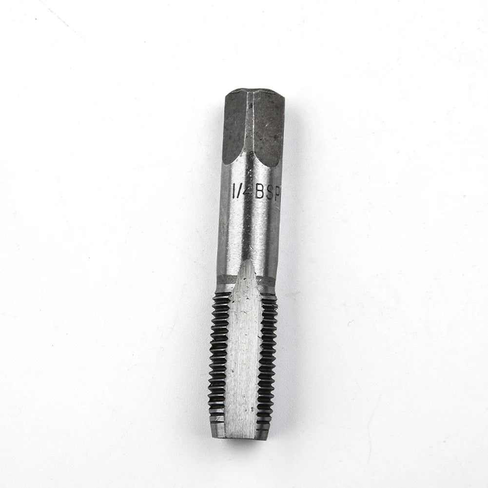 1pc G1/8 1/4 3/8 1/2 3/4 HSS Taper Pipe Tap BSP Metal Screw Thread Cutting Tools Cylindrical Pipe Thread Tap Pipe Qme B