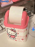 Sanrio Hello Kitty Cute Cartoon KT Cat Table Storage Bin Mini Office Qme 1pc