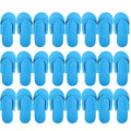 12 Pairs Manicure Slippers Nail Care Tools Spa Beauty Salon Made EVA Qme blue