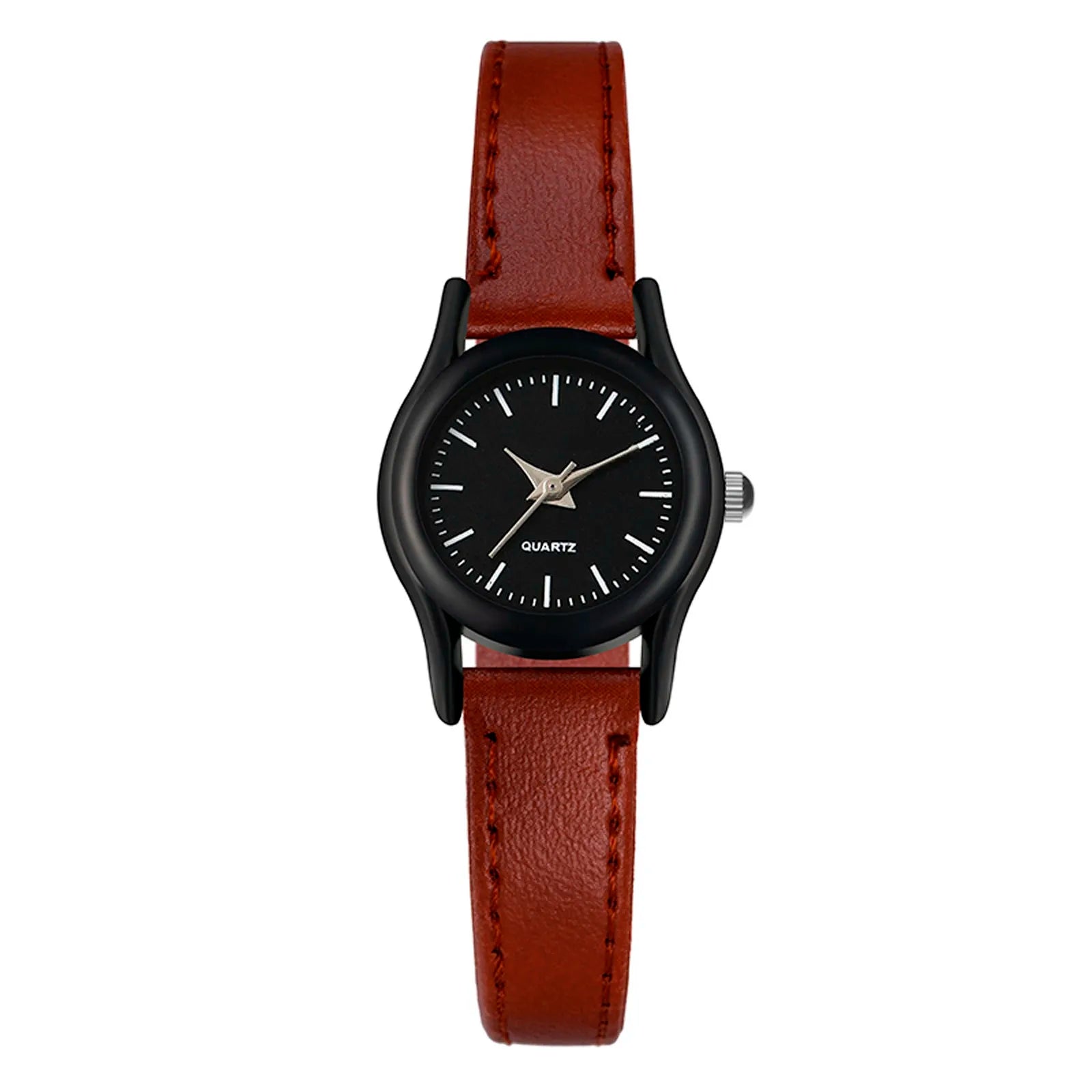 Unisex Lovers Fashion Business Formal Place And Daily Life Design Hand Watch Simple High End Stainless Steel Leather Watch Qme E