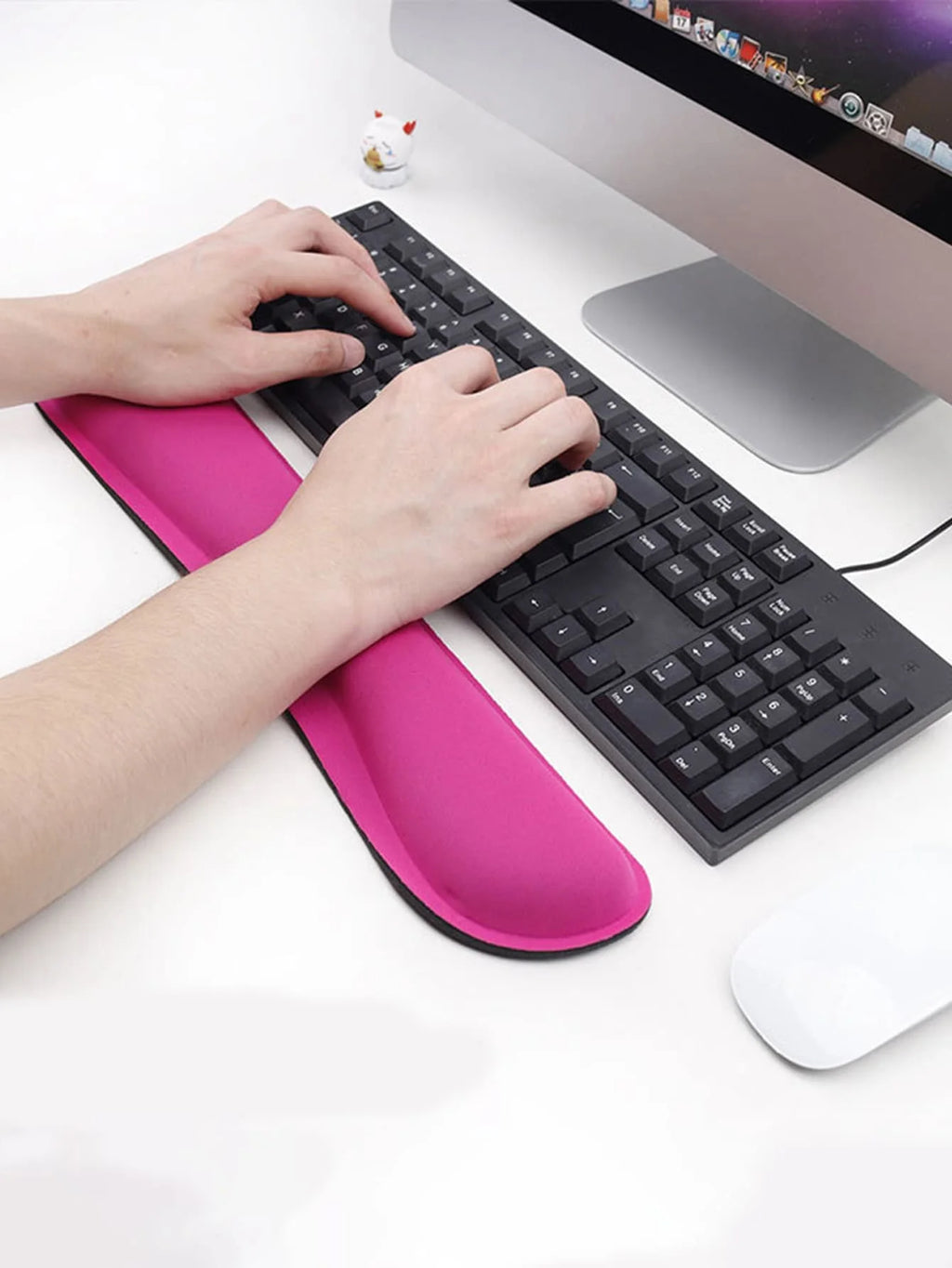 Memory Foam Rubber Bottom Three-dimensional Wrist Pad Office Keyboard Qme
