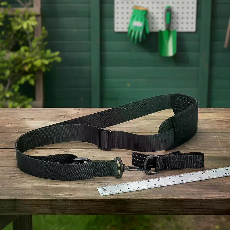 Adjustable Trimmer Shoulder Strap Breathable Padded Mesh Durable Hook For Lawn Care Yard Work Brush Cutter Accessories Qme