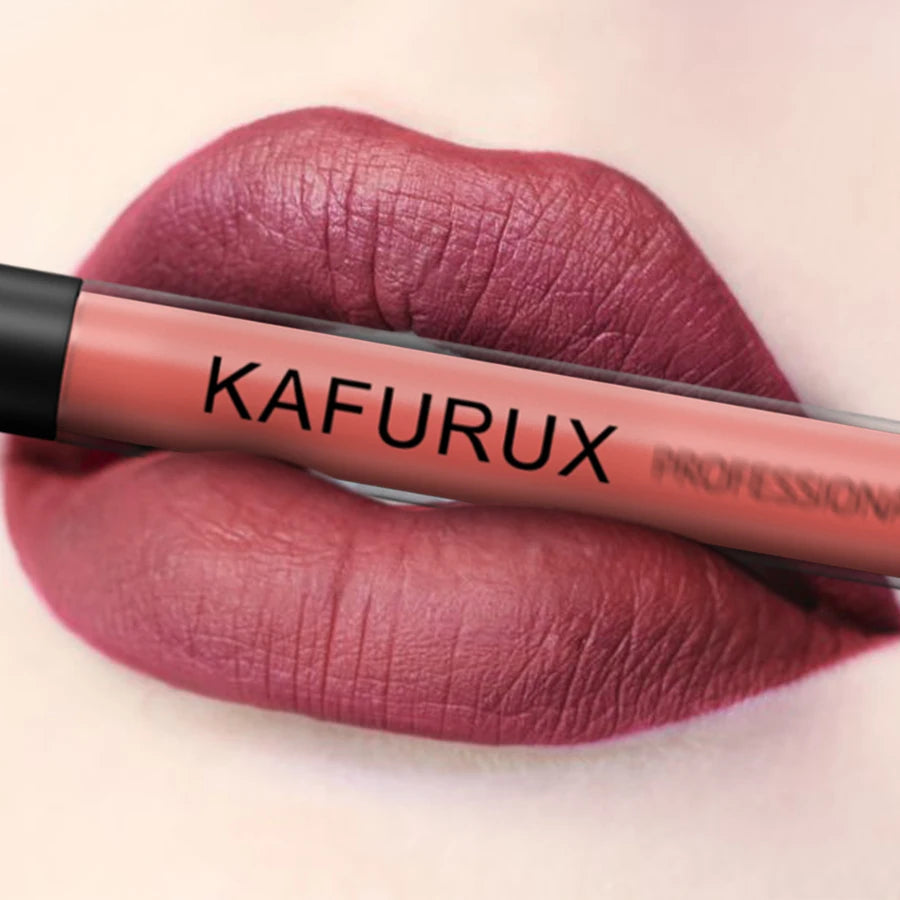 Matte Highly Pigmented Lip Glaze Velvet Finish Liquid Lipstick Qme 05