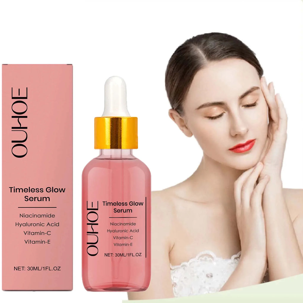 Hyaluronic Acid Firming Serum Moisturizing Fade Fine Lines Wrinkle Smoothing Even Skin Tone Brightening Facial Care Essence Qme
