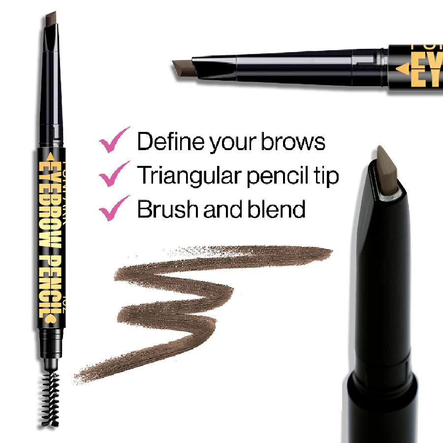 Double-head Eyebrow Pencil Pigment Non-fading Waterproof Durable 5 Qme