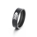 Simple Personality Charm Trend Funny Middle Finger Stickman Ring Hip Hop Doodle Rings for Man Couple Party New Gifts Jewelry Qme hei Size 7