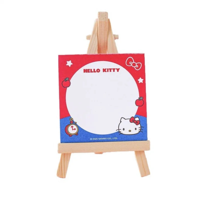 Hello Kitty Red Blue Series Easel Sticky Notes Student-themed Cute Qme
