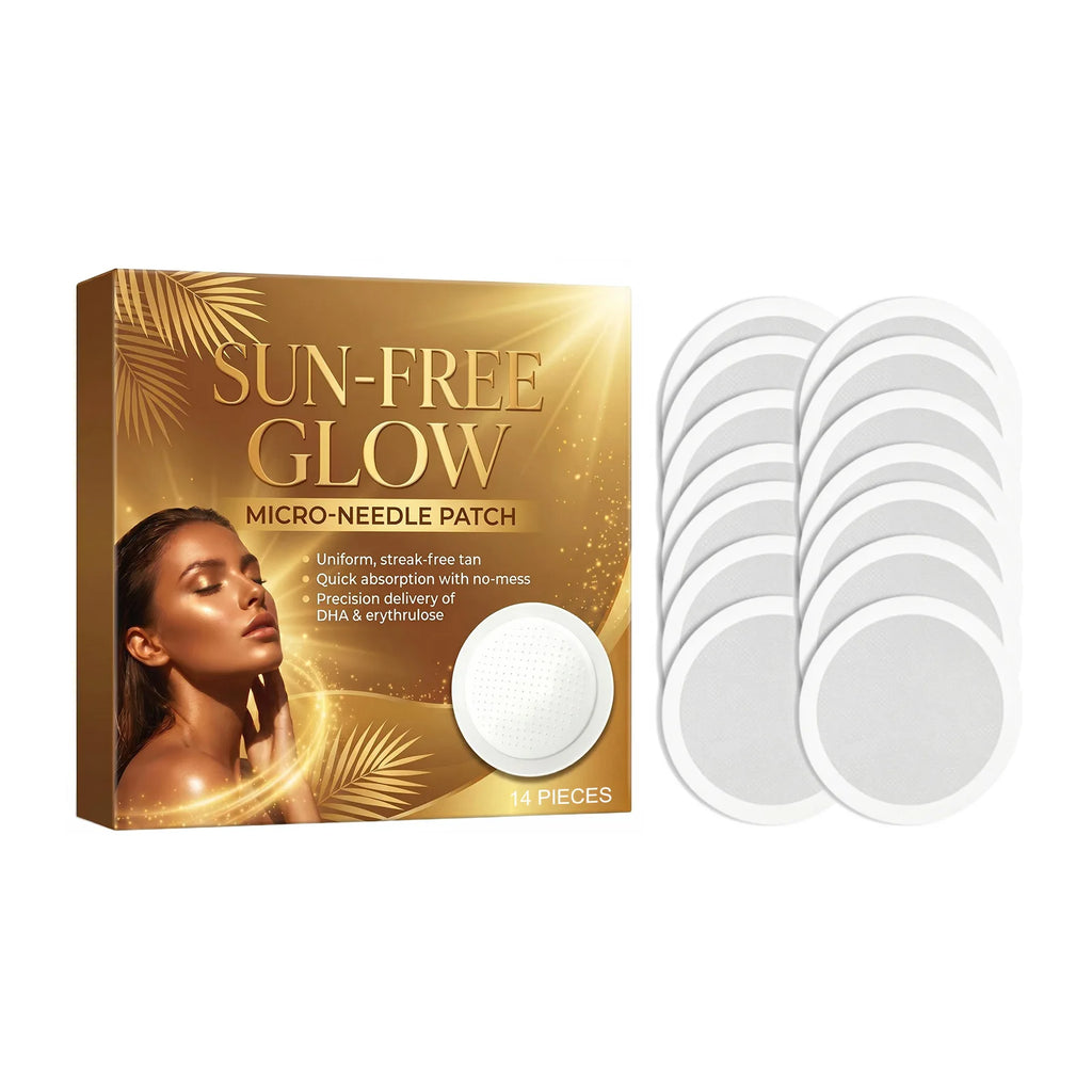 Sun Tanning Care Patches 14 Moisturizing Refreshing Natural Bronze Qme 1 box 14 pieces