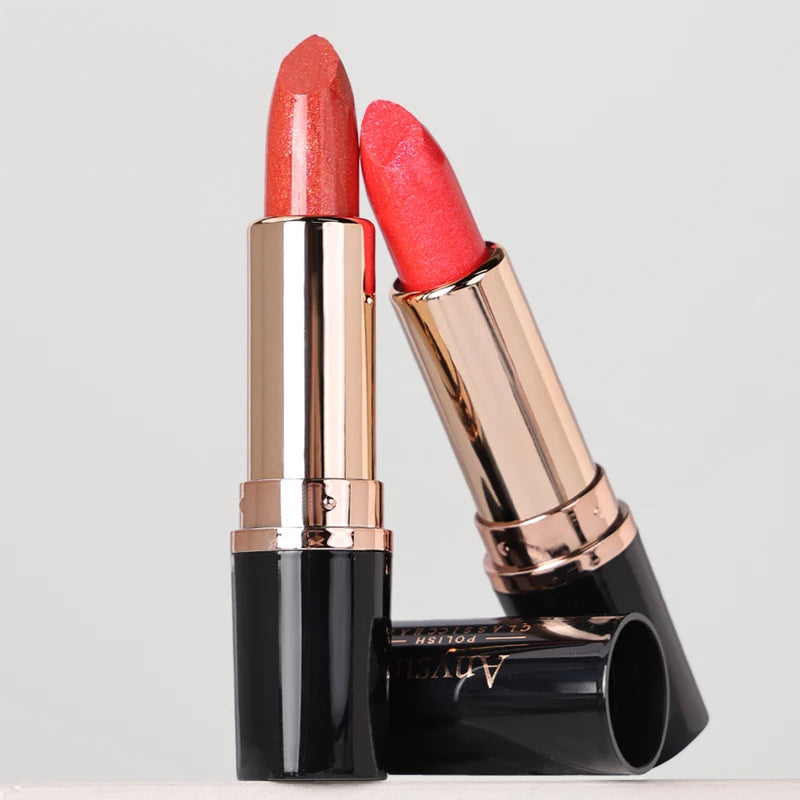 Waterproof Shiny Lipstick Long-lasting Retention Multiple Colors Qme