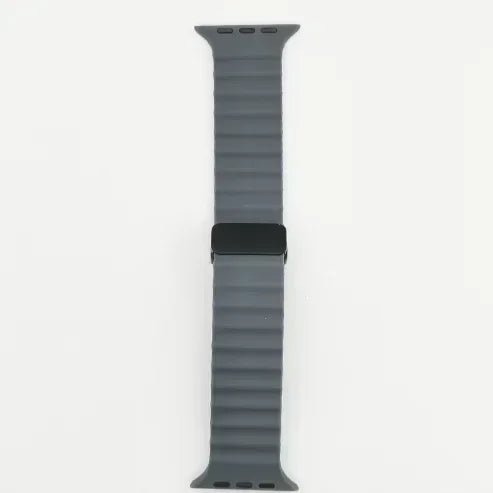 Magnetic Buckle Strap For Apple Watch Band Ultra2 49mm 46 42 44 41 38mm Silicone Bracelet iWatch Ultra Series 7 6 3 se 8 9 10 Qme DH 38 40 41mm S10-42mm