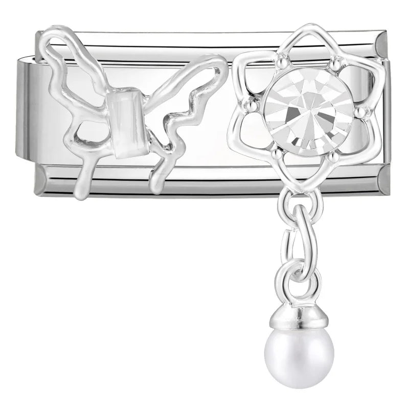 New2026 Wholesale Classic Oval Zircon Series Tassel Chain Italian