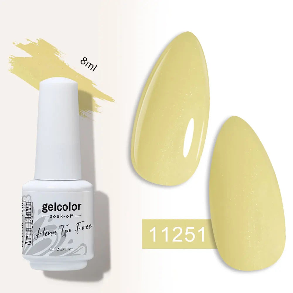 Arte Clavo Semi-permanent Gel Nail Varnish 180 Colors Semipermanent