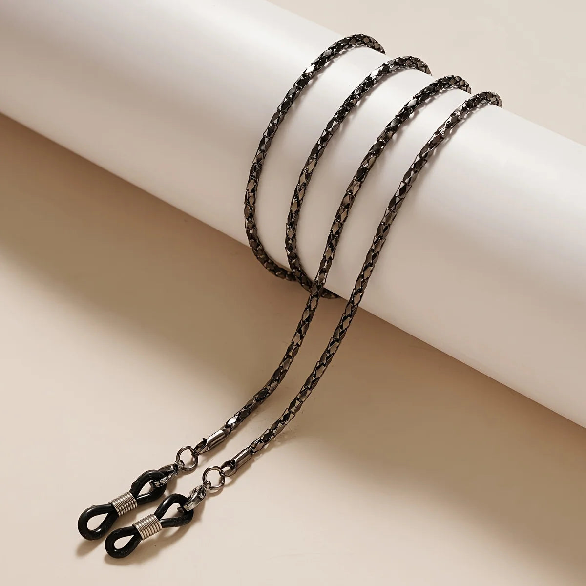 4pcs Metal Eyeglass Chains - Fashionable Sunglass Holder Lanyard for Women Qme