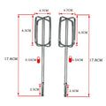 1/2Pcs Hand Mixer Beaters Attachments For Universal Stainless Steel Electric Hand Mixer Whisk Replacement. Qme 2PCS