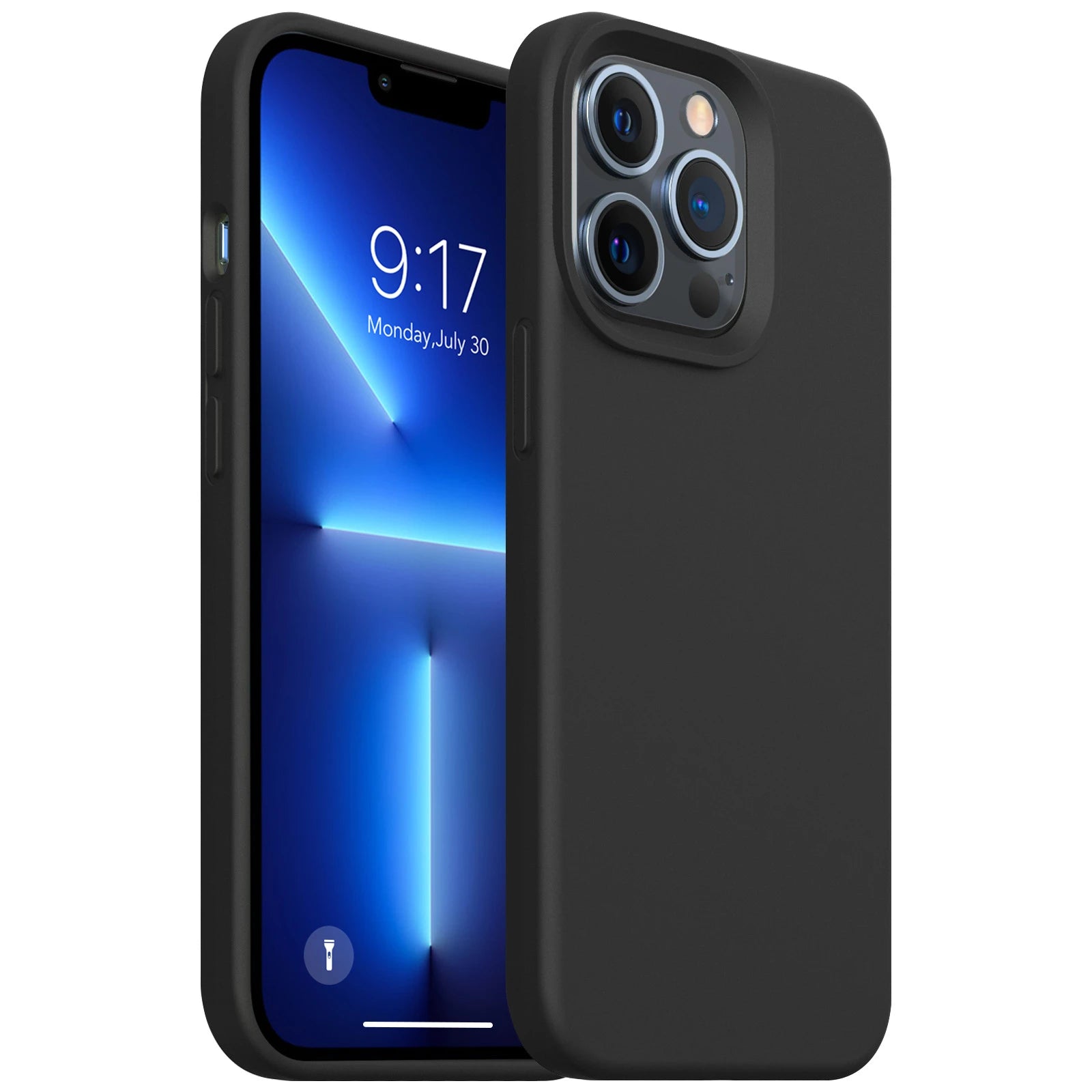 New Phone Case For IPhone 15 14 13 11 12 Pro Max X XS Max 15 Plus Soft Silicone Solid Color Fall and Collision Protection Cover Qme for iphone13(6.1") Other black
