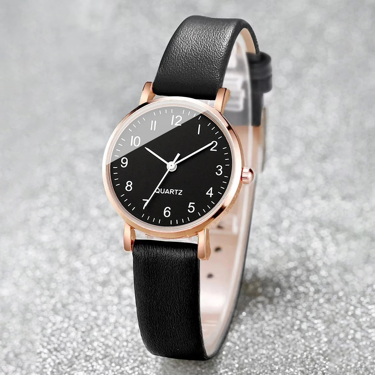 2026 Thin strap small dial female student belt watch, women's exam specific quartz watch, women's digital watch Qme Arabic B No Box