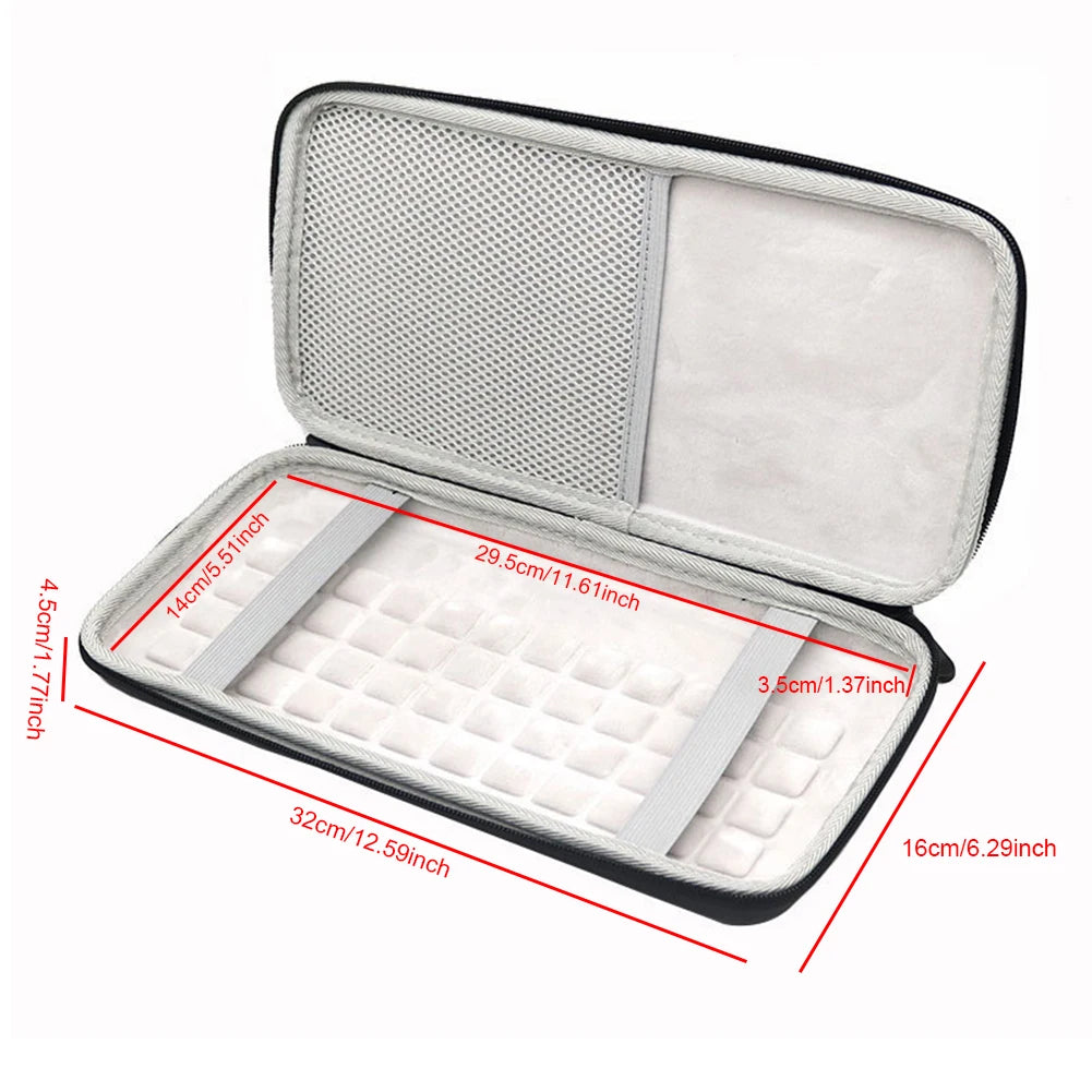 EVA Hard Case Illuminated Keyboard Travel Carrying Bag Carry Case for Logitech MX Keys Mini Wireless Keyboard Qme