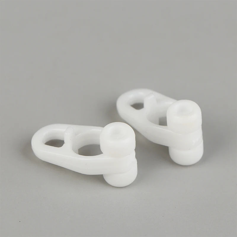 Universal Straight Rail Curved Slider Curtain Hook Ring Lightweight Qme