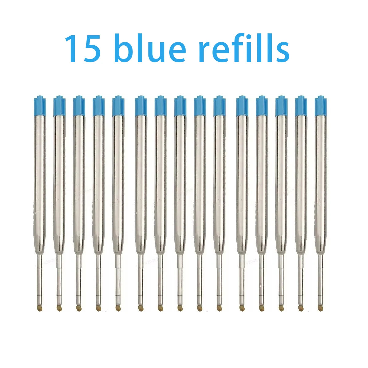 5-30pcs L:3.9 In Ballpoint Pen G2 Metal Refills Blue/Black/Red Ink for Pens Medium Point Rods for Writing Office Stationery Qme 15 blue